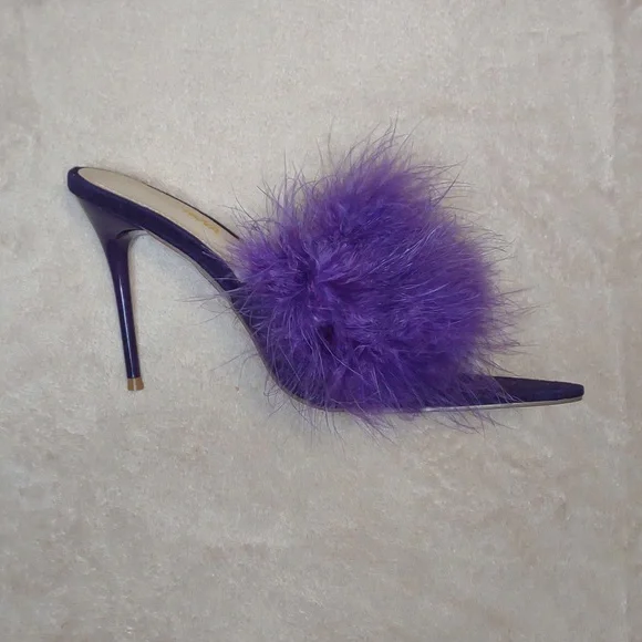 👣MELANTHA🩵 Feather Mules - Picture 9 of 16